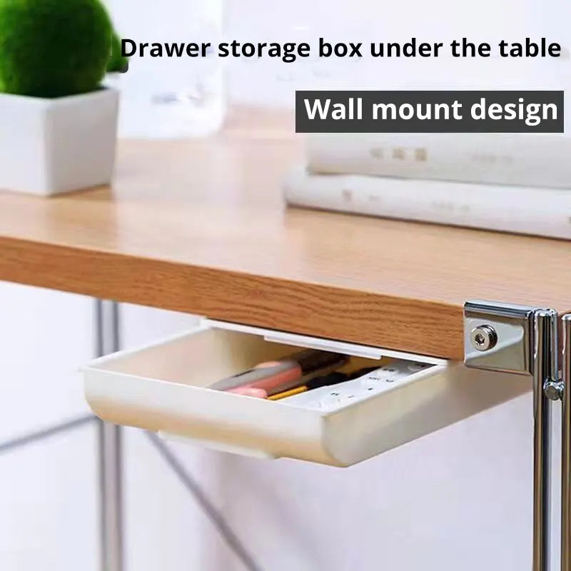 Hidden Desk Drawer Organizer — No Screws Needed